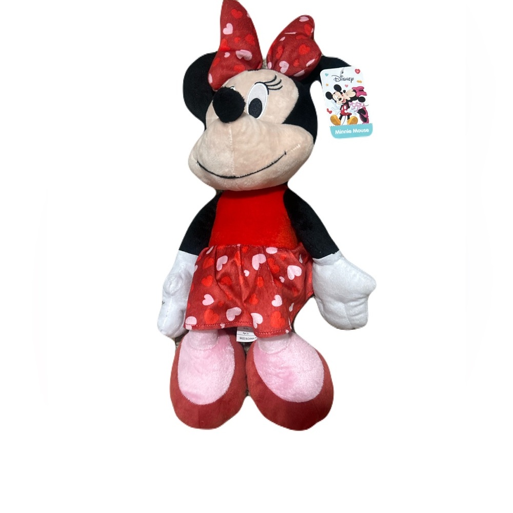 Disney Minnie Mouse Plush - Red, Black, and White